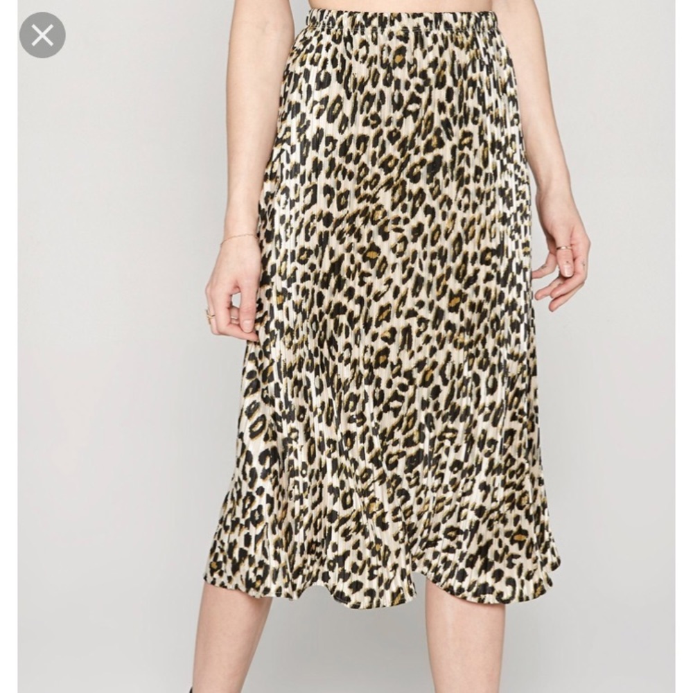 Amuse Society Animal Instinct Midi Skirt